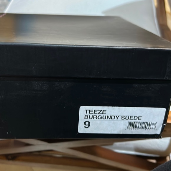 Steve Madden burgundy Teeze wedges size 9 - Picture 6 of 6